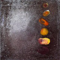 flying noir -handpainted chocolate bar