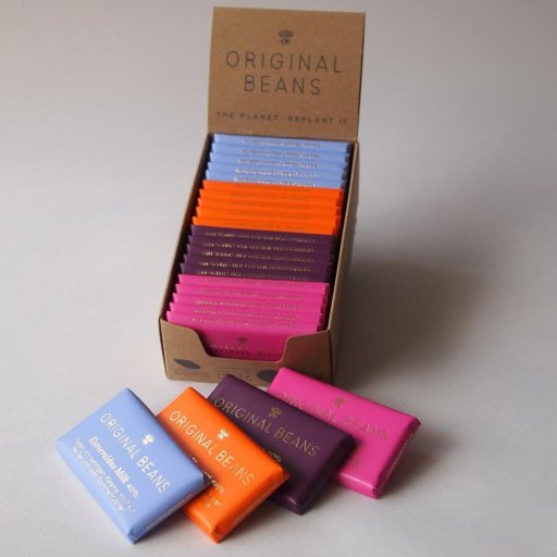 Original Beans - 20 mini bars in a box