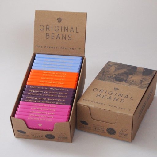 Original Beans - 20 mini bars in a box