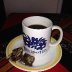 Cafe Touba and a slice of chocolate