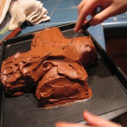 Frosting the Buche de Noel I