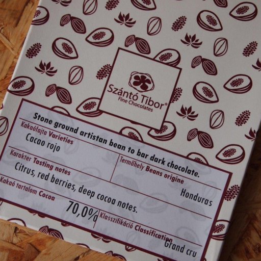 Szántó Tibor-Honduras Cocoa Rojo 70%