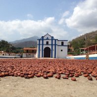 Chuao drying patio