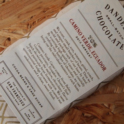 Dandelion - Camino Verde Ecuador 70%