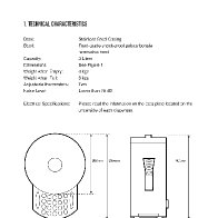 Hot Chocolate Dispenser Instructional manual