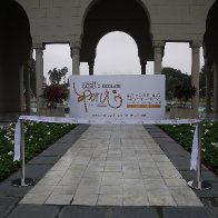 Before the ribbon-cutting ceremony
