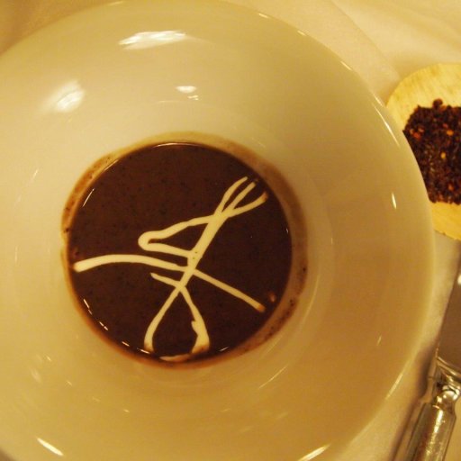 Venezuelan black bean soup with nata and cacao and Guatamalan ululte chile salt