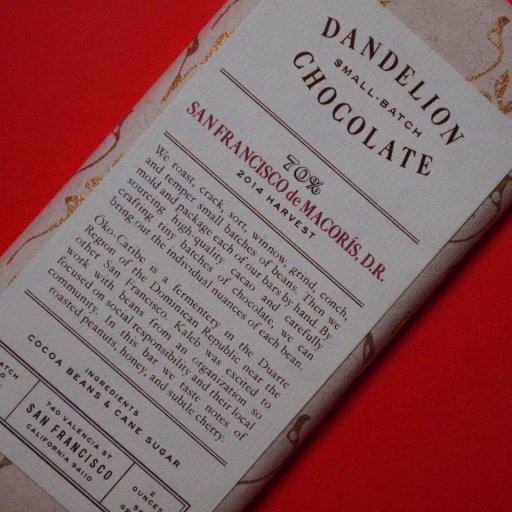 Dandelion San Francisco de Macoris DR 70%