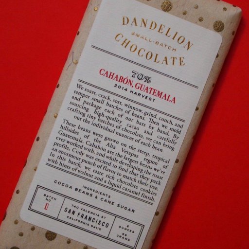 Dandelion Cahabón Guatemala 2014 harvest 70%